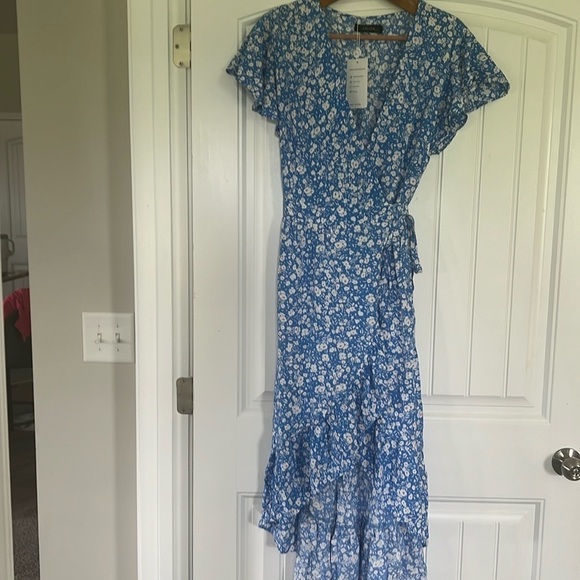 Zesica Wrap flora Dress Size XL NEW - Picture 2 of 9